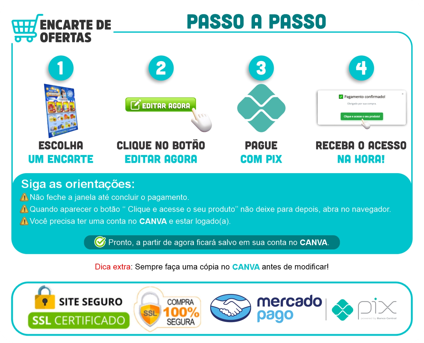 Passo a passo completo para comprar