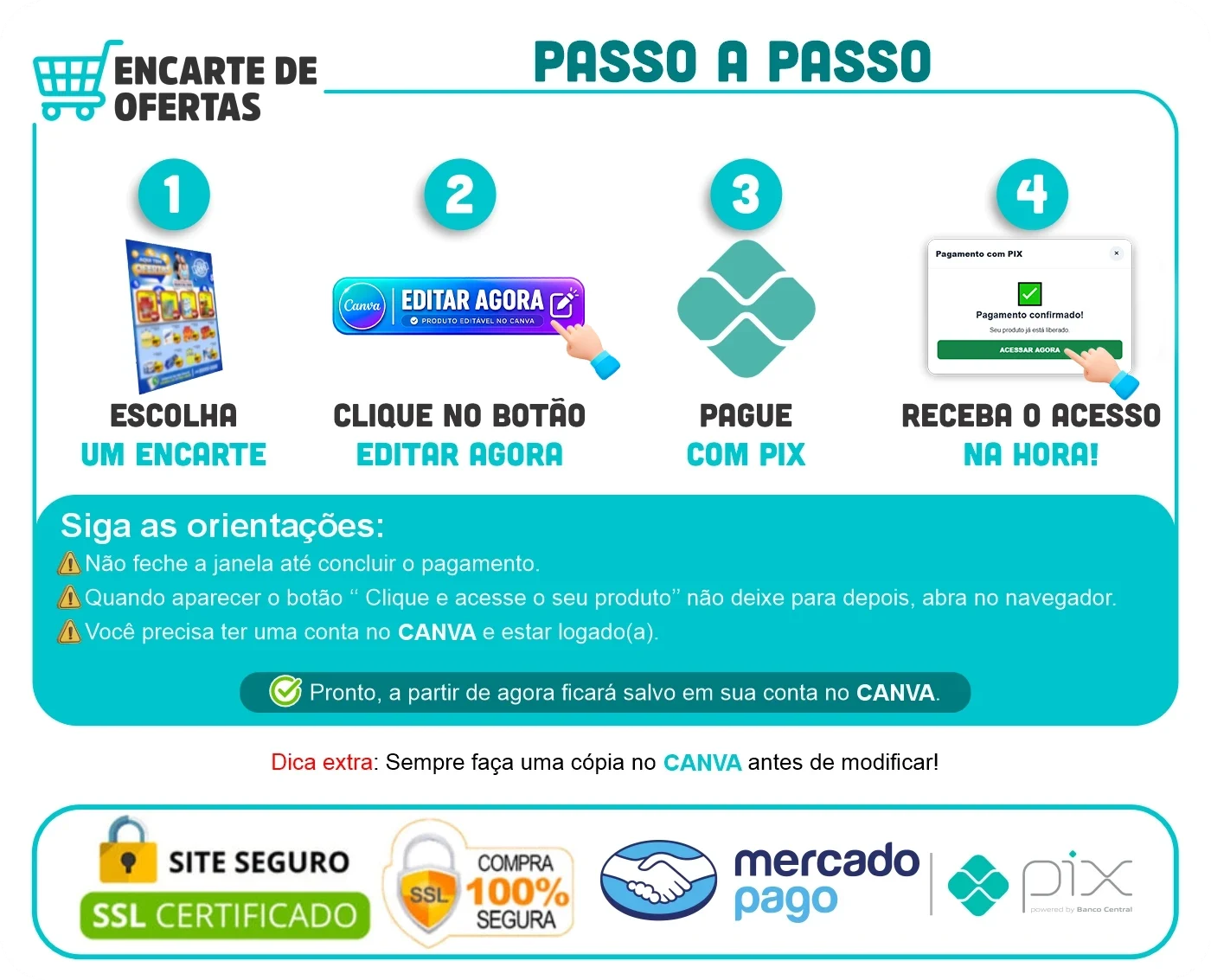 Passo a passo completo para comprar